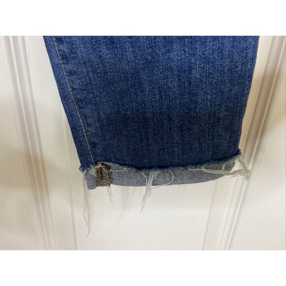 Joe's Jeans Women's Kency Boyfriend Slim Crop Jean Stretch Distressed Sz 25 - Picture 4 of 7
